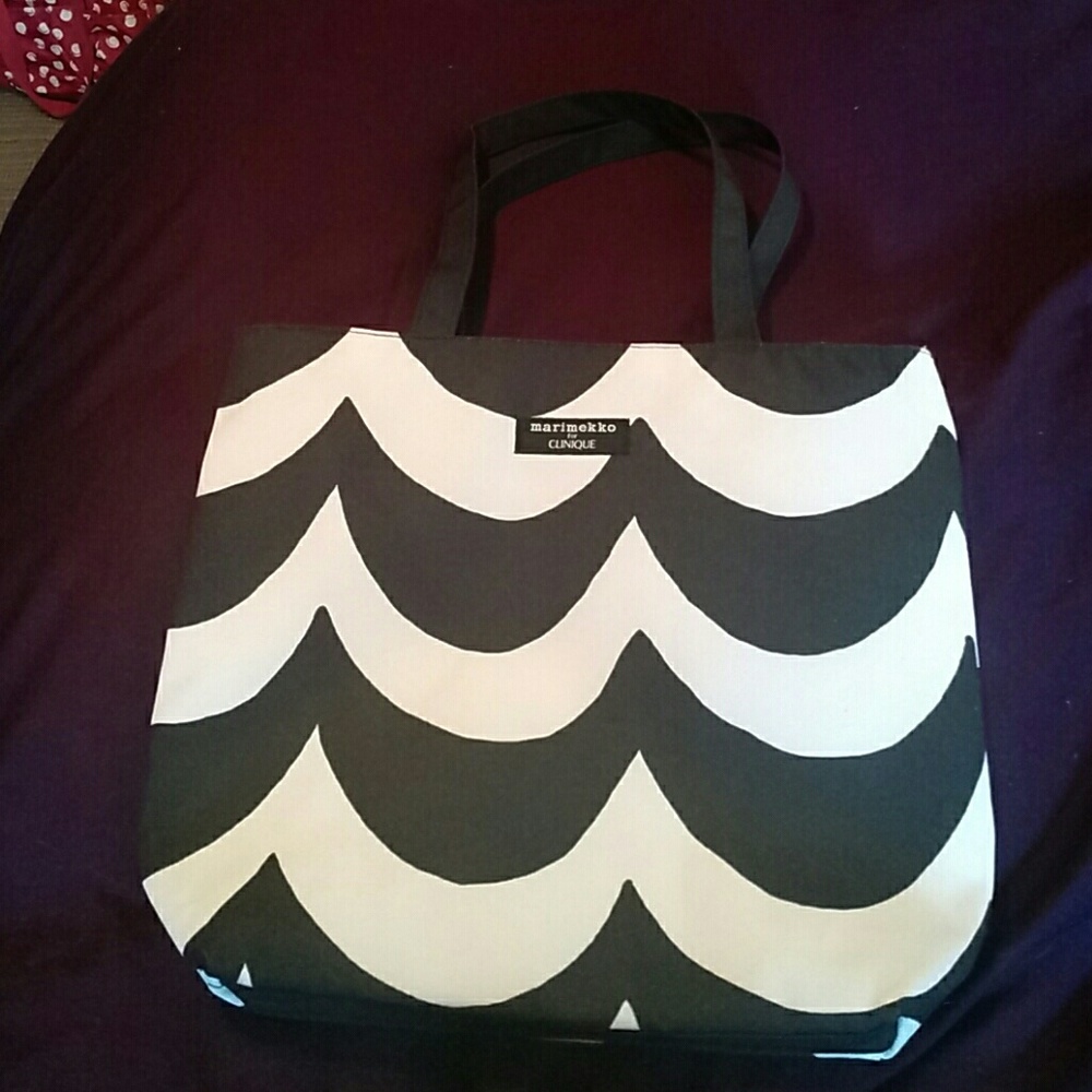 Marimekko for Clinique tote bag